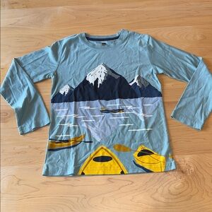 Boys Tea Collection Mountain Kayak Long Sleeve Tee in size 7 years